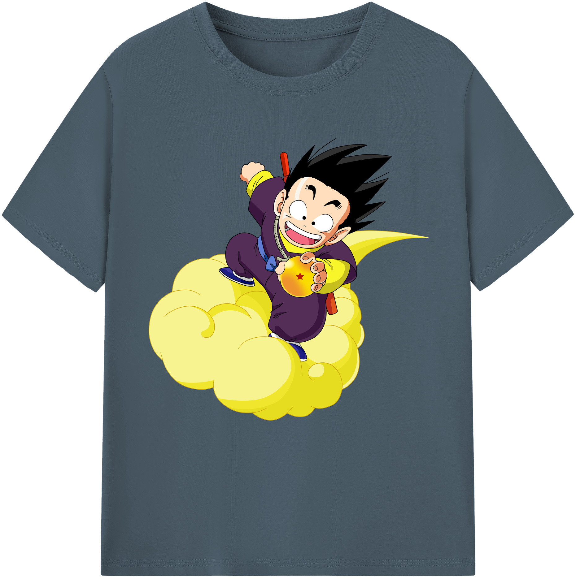 （画像用） ドラゴンボール 孫悟空（そん ごくう）Son Goku カカロット DRAGON BALL Kakarotto 綿100％半袖Tシャツ（フロントプリント）
